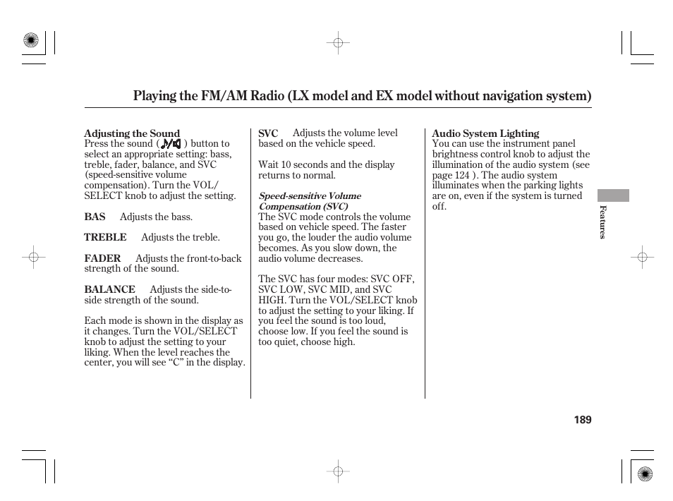 HONDA 2012 Insight - Owner's Manual User Manual | Page 195 / 418