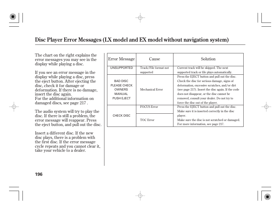 HONDA 2012 Insight - Owner's Manual User Manual | Page 202 / 418