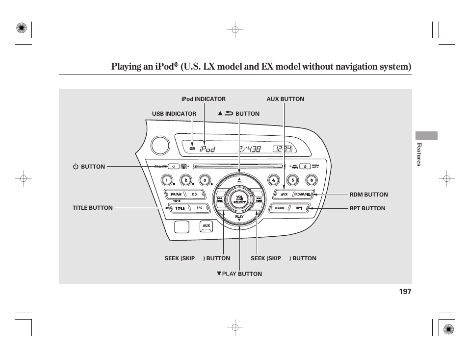 HONDA 2012 Insight - Owner's Manual User Manual | Page 203 / 418
