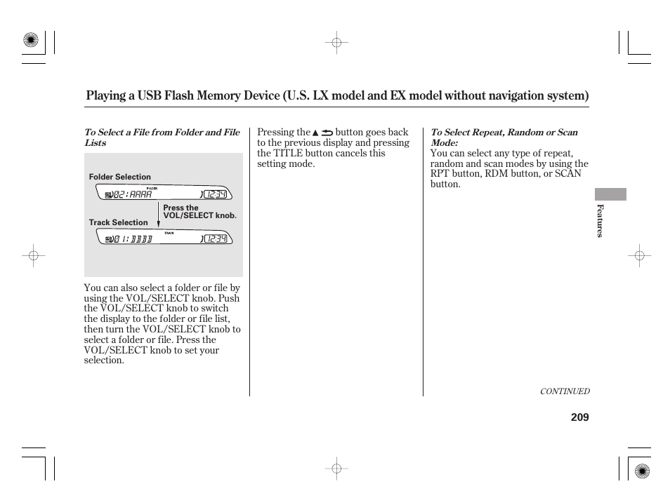 HONDA 2012 Insight - Owner's Manual User Manual | Page 215 / 418