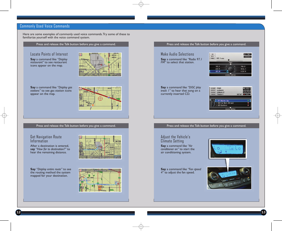 HONDA 2011 Odyssey (EX-L Navi) - Technology Reference Guide User Manual | Page 8 / 16