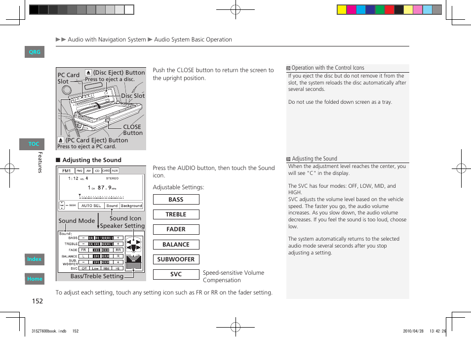 HONDA 2011 CR-Z - Owner's Manual User Manual | Page 153 / 332