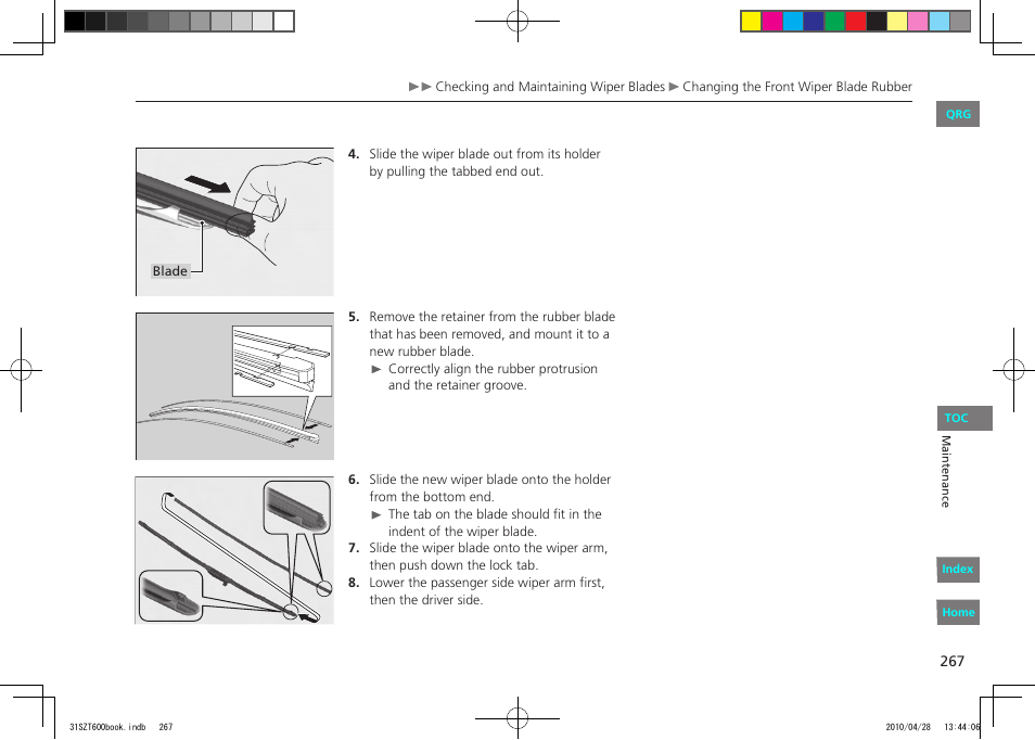HONDA 2011 CR-Z - Owner's Manual User Manual | Page 268 / 332