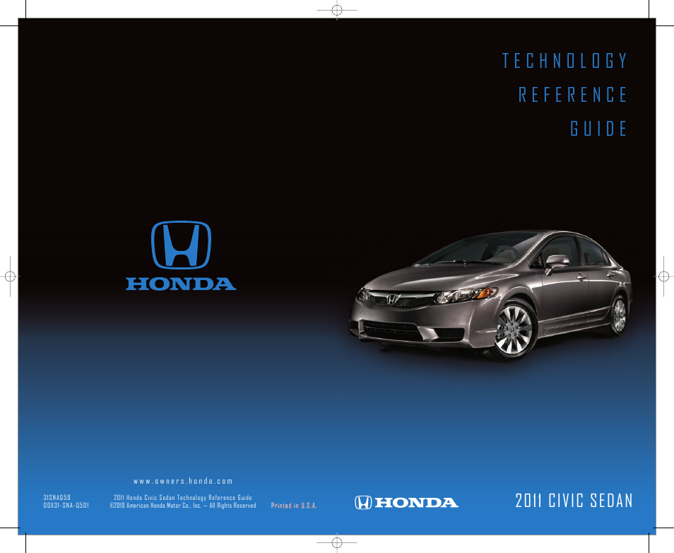 HONDA 1981 Civic Sedan - Technology Reference Guide User Manual | 13 pages