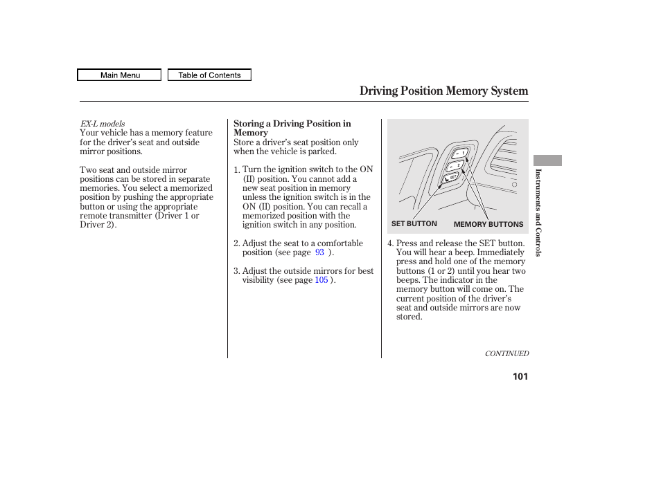 2010 accord crosstour | HONDA 2010 Accord Crosstour - Owner's Manual User Manual | Page 104 / 434