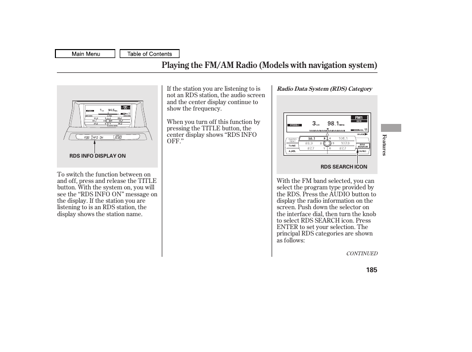 2010 accord crosstour | HONDA 2010 Accord Crosstour - Owner's Manual User Manual | Page 188 / 434