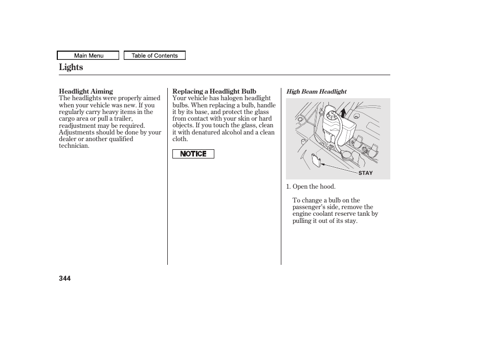 Lights | HONDA 2010 Accord Crosstour - Owner's Manual User Manual | Page 347 / 434