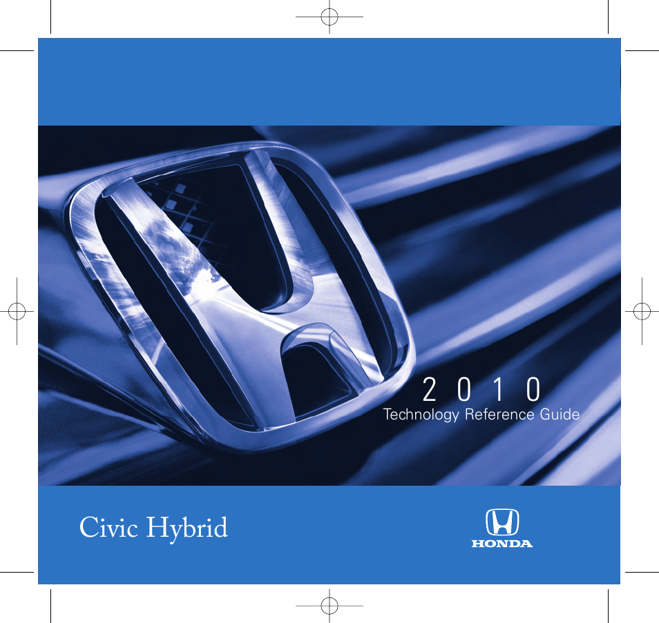 HONDA 2010 Civic Hybrid - Technology Reference Guide User Manual | 20 pages