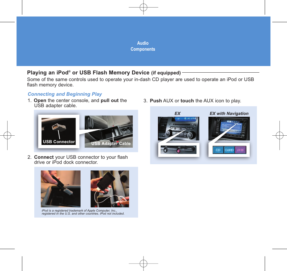 2010 civic sedan | HONDA 2010 Civic Sedan - Technology Reference Guide User Manual | Page 16 / 18