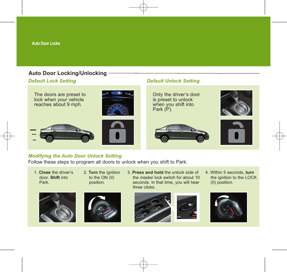 2010 civic sedan | HONDA 2010 Civic Sedan - Technology Reference Guide User Manual | Page 6 / 18