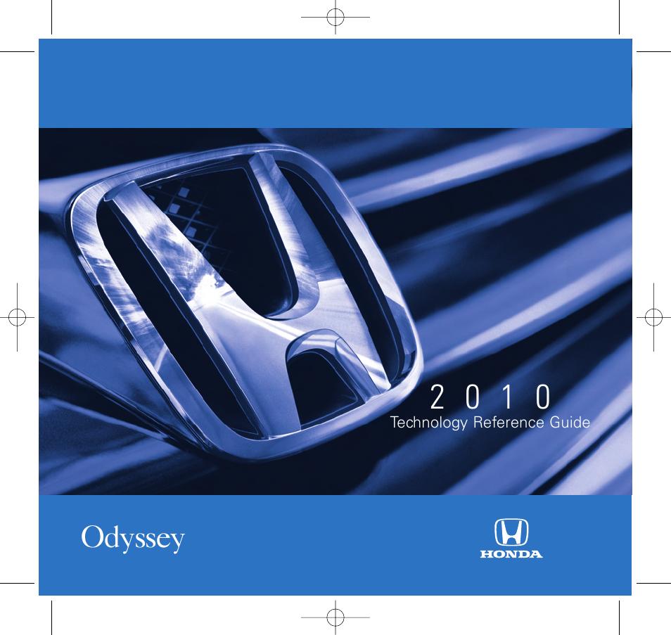 HONDA 2010 Odyssey - Technology Reference Guide User Manual | 20 pages