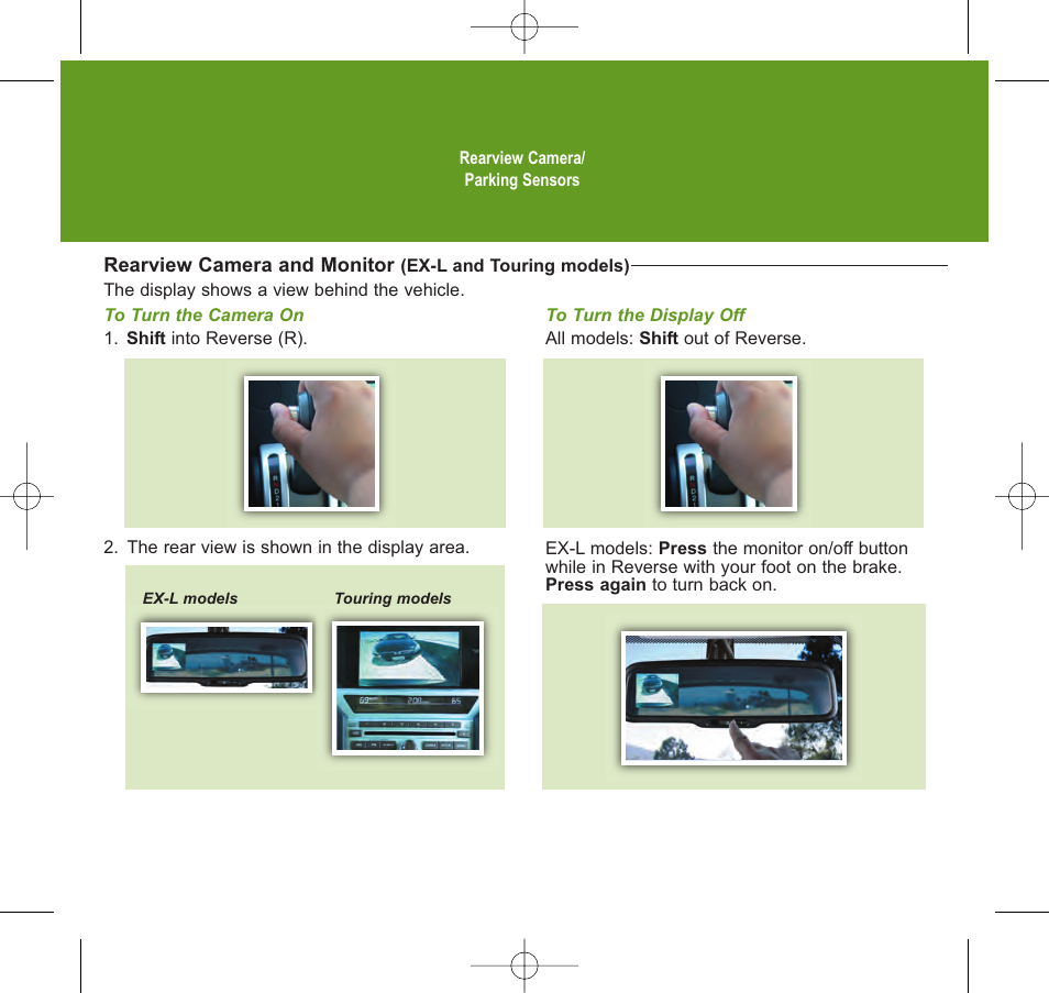 2010 pilot | HONDA 2010 Pilot - Technology Reference Guide User Manual | Page 18 / 20