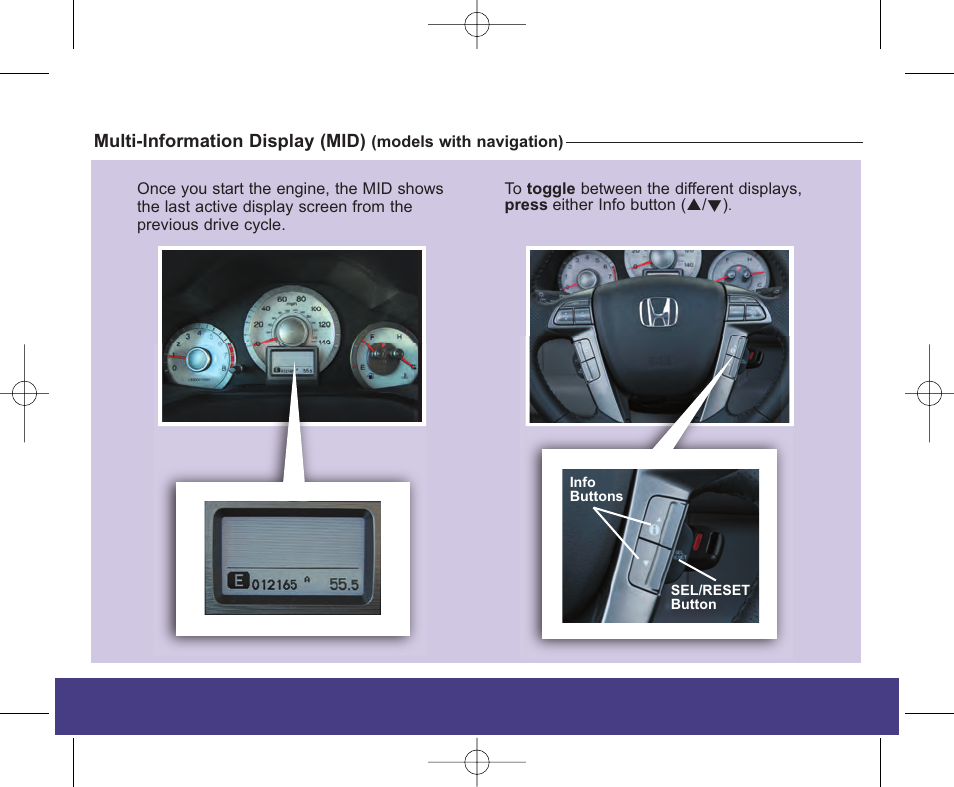 2010 pilot | HONDA 2010 Pilot - Technology Reference Guide User Manual | Page 3 / 20