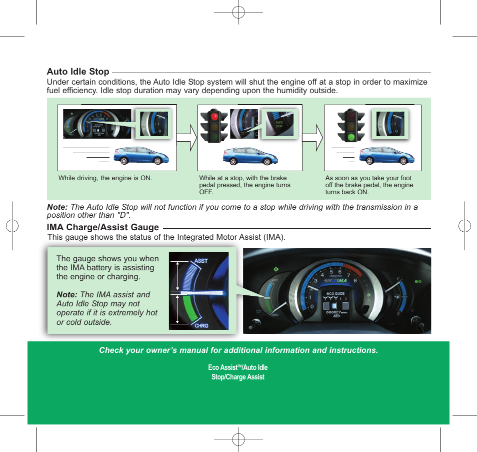 2010 insight | HONDA 2010 Insight - Technology Reference Guide User Manual | Page 7 / 16