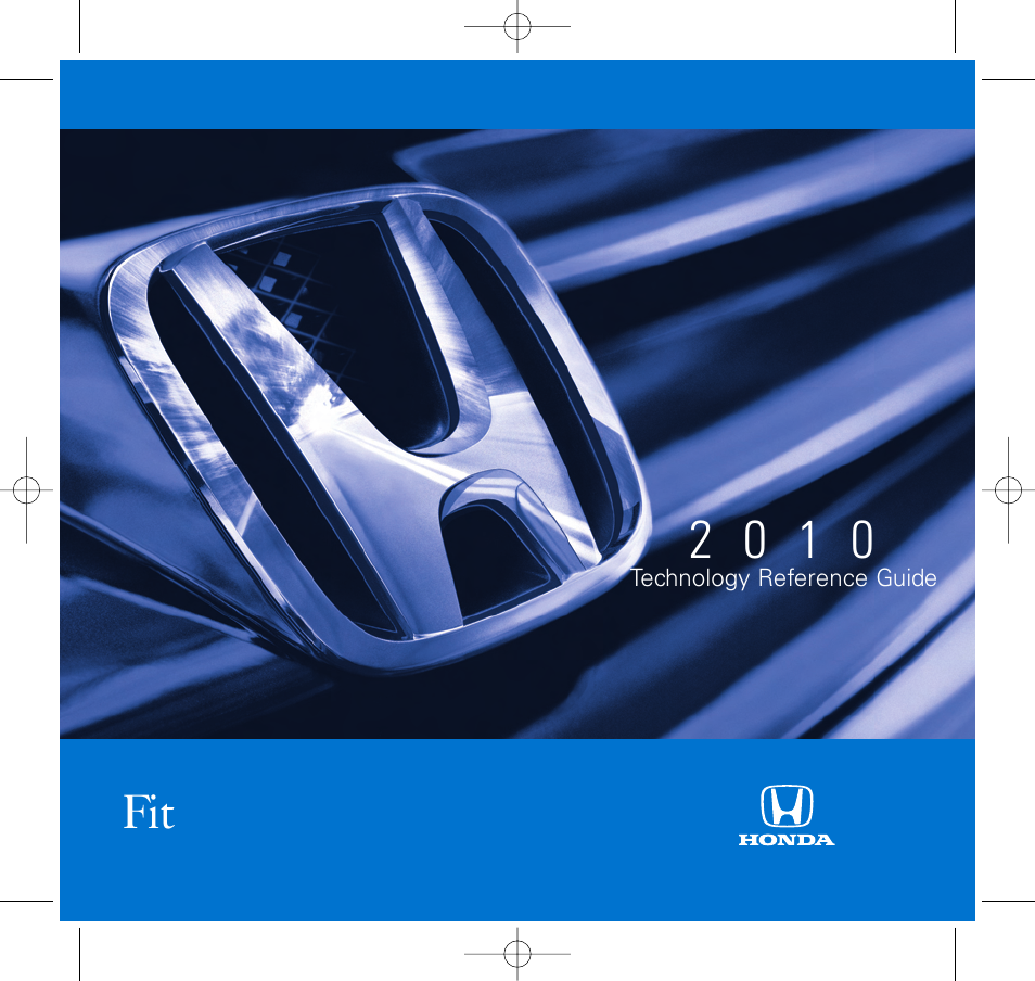 HONDA 2010 Fit - Technology Reference Guide User Manual | 16 pages