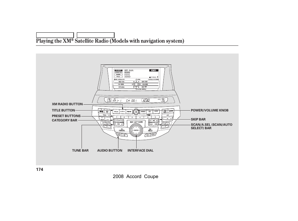 2008 accord coupe | HONDA 2008 Accord Coupe - Owner's Manual User Manual | Page 177 / 412