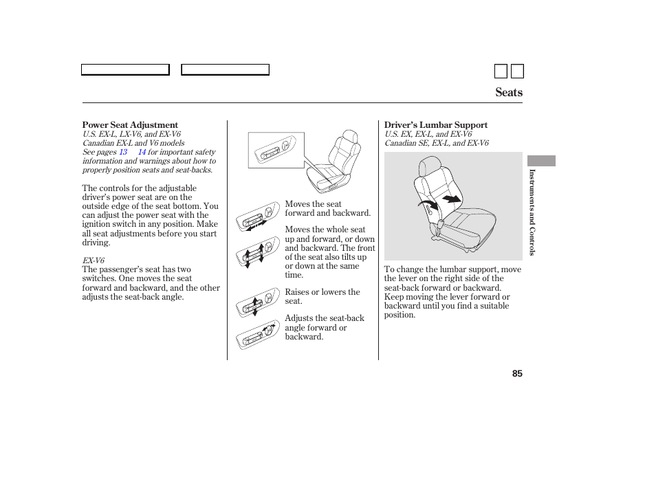 Ac0707o00085a, Seats | HONDA 2007 Accord Sedan - Owner's Manual User Manual | Page 86 / 293