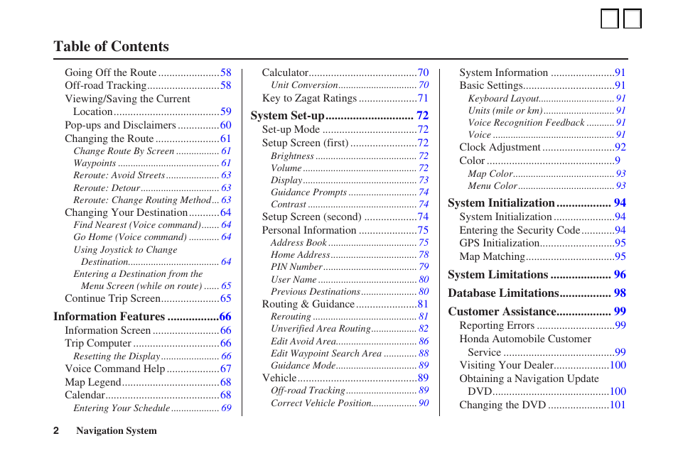 HONDA 2007 Accord - Navigation Manual User Manual | Page 2 / 3