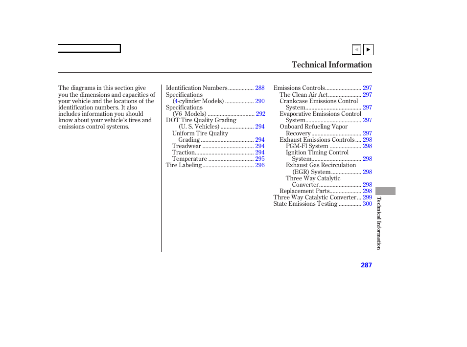 Ad070708indxa, Technical information | HONDA 2007 Accord Coupe - Owner's Manual User Manual | Page 290 / 320