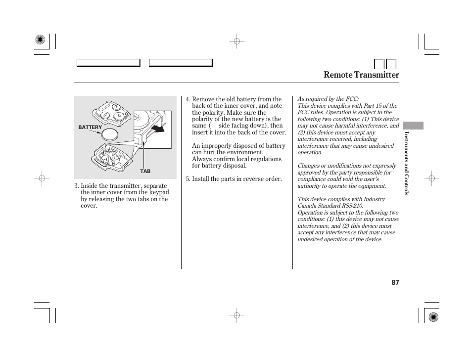 Seat heaters, Seats, Remote transmitter | HONDA 2007 Accord Hybrid - Owner's Manual User Manual | Page 90 / 287