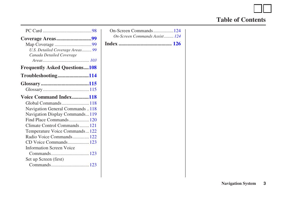 HONDA 2007 Ridgeline - Navigation Manual User Manual | Page 3 / 3