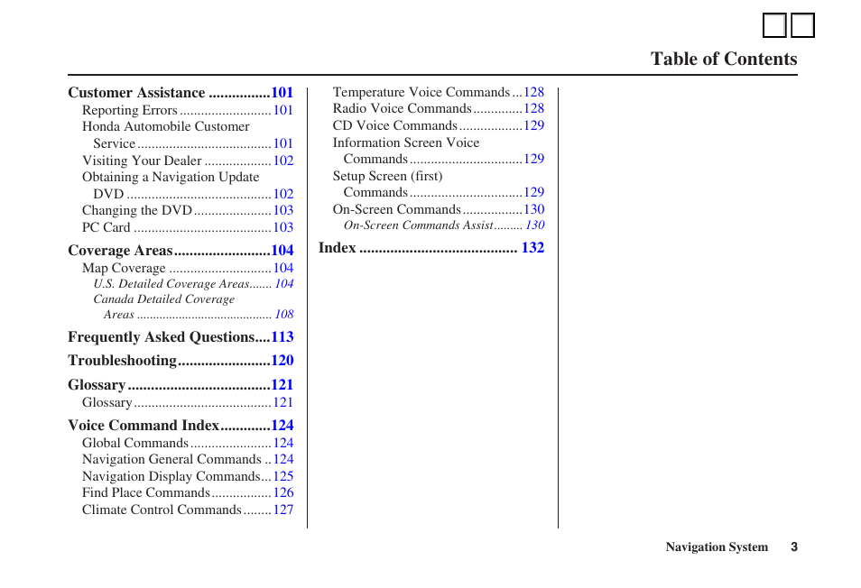 HONDA 2007 Pilot - Navigation Manual User Manual | Page 3 / 3