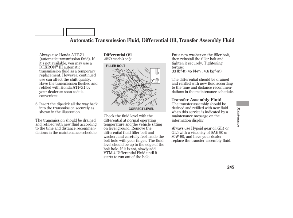 HONDA 2007 Pilot - Owner's Manual User Manual | Page 248 / 319