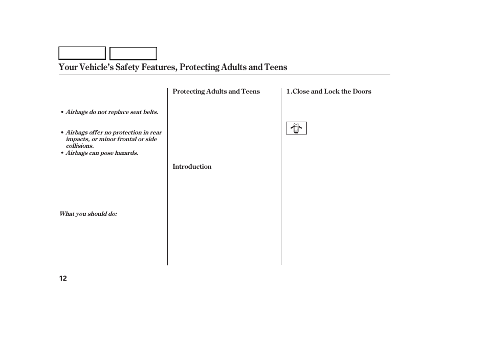 HONDA 2007 Element - Owner's Manual User Manual | Page 15 / 275
