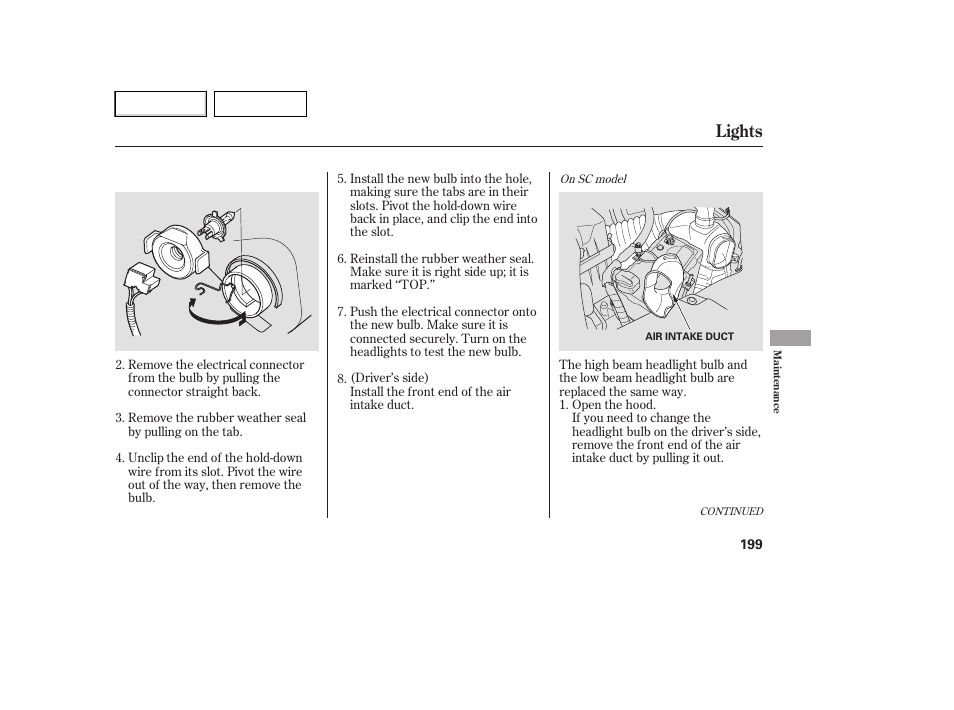 Lights | HONDA 2007 Element - Owner's Manual User Manual | Page 202 / 275