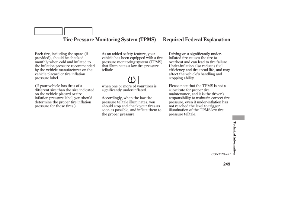 HONDA 2007 Element - Owner's Manual User Manual | Page 252 / 275