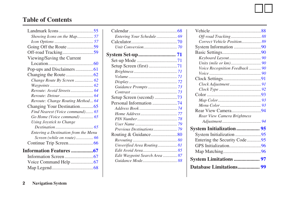 HONDA 2007 CR-V - Navigation Manual User Manual | Page 2 / 3