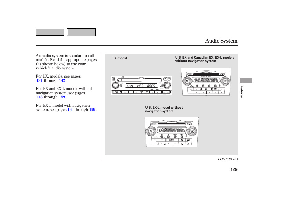 9b0707o00129a, Audio system | HONDA 2007 CR-V - Owner's Manual User Manual | Page 133 / 352