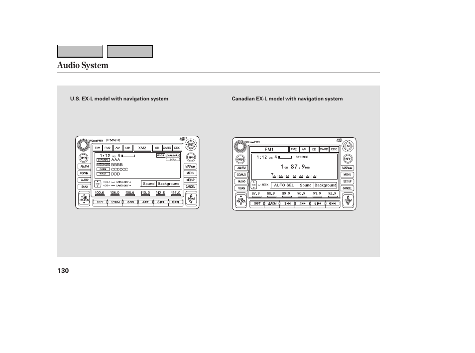 9b0707o00130a, Audio system | HONDA 2007 CR-V - Owner's Manual User Manual | Page 134 / 352