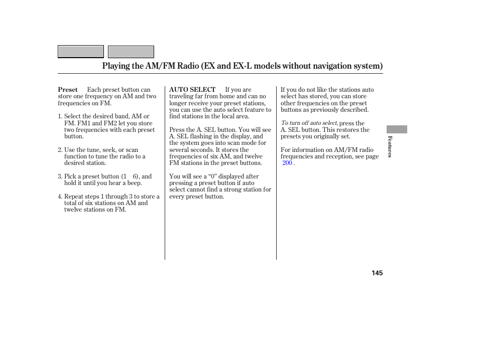 HONDA 2007 CR-V - Owner's Manual User Manual | Page 149 / 352