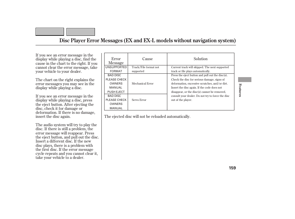 HONDA 2007 CR-V - Owner's Manual User Manual | Page 163 / 352