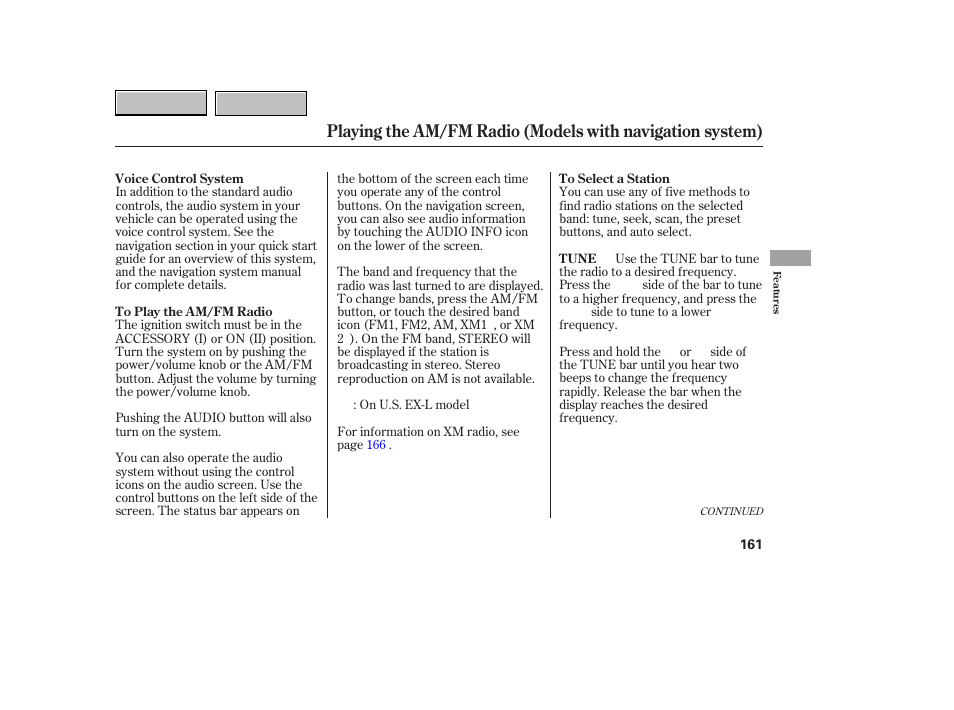 HONDA 2007 CR-V - Owner's Manual User Manual | Page 165 / 352