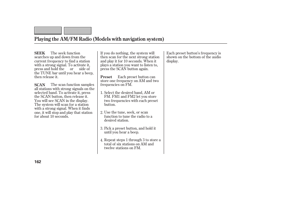 HONDA 2007 CR-V - Owner's Manual User Manual | Page 166 / 352