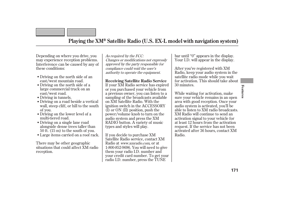 9b0707o00171a | HONDA 2007 CR-V - Owner's Manual User Manual | Page 175 / 352