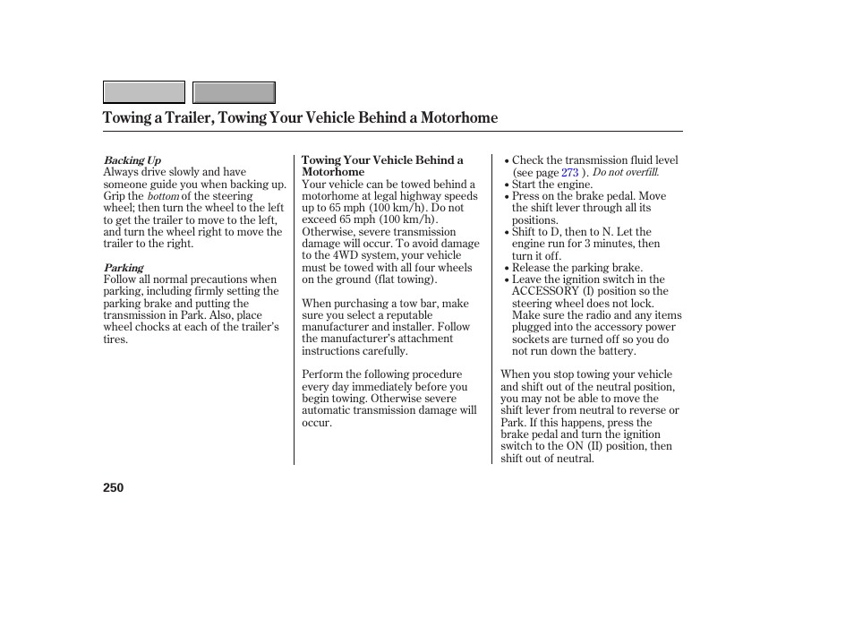 HONDA 2007 CR-V - Owner's Manual User Manual | Page 254 / 352