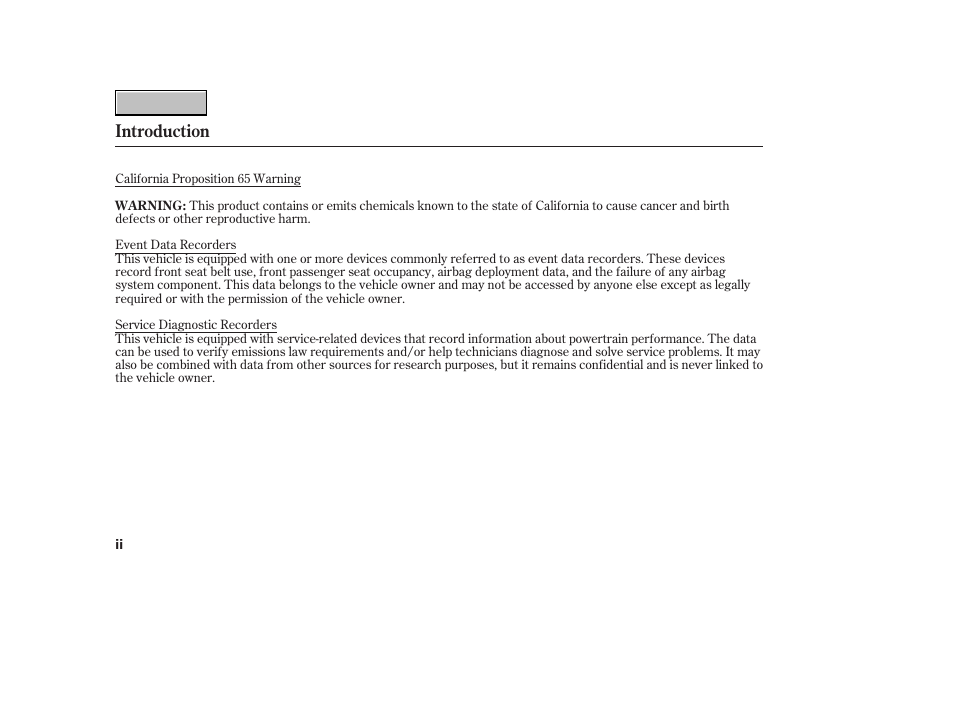 Introduction | HONDA 2007 CR-V - Owner's Manual User Manual | Page 4 / 352