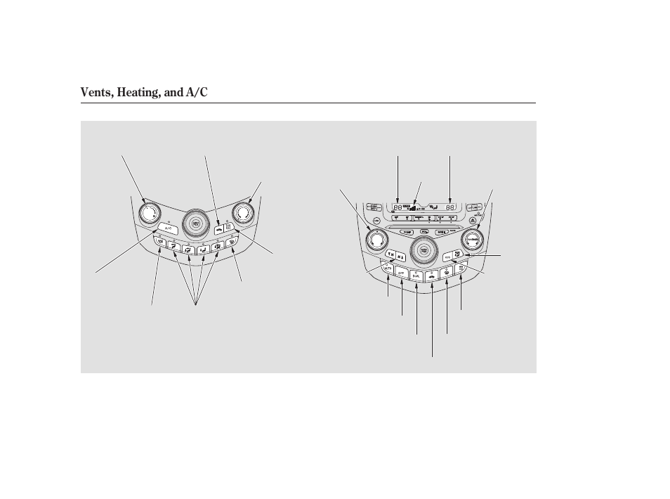 Vents, heating, and a/c | HONDA 2006 Accord Sedan - Owner's Manual User Manual | Page 103 / 292