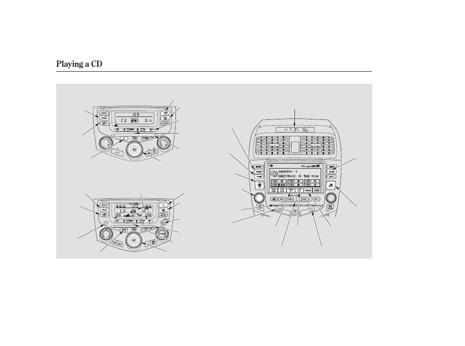Playing a cd | HONDA 2006 Accord Sedan - Owner's Manual User Manual | Page 123 / 292