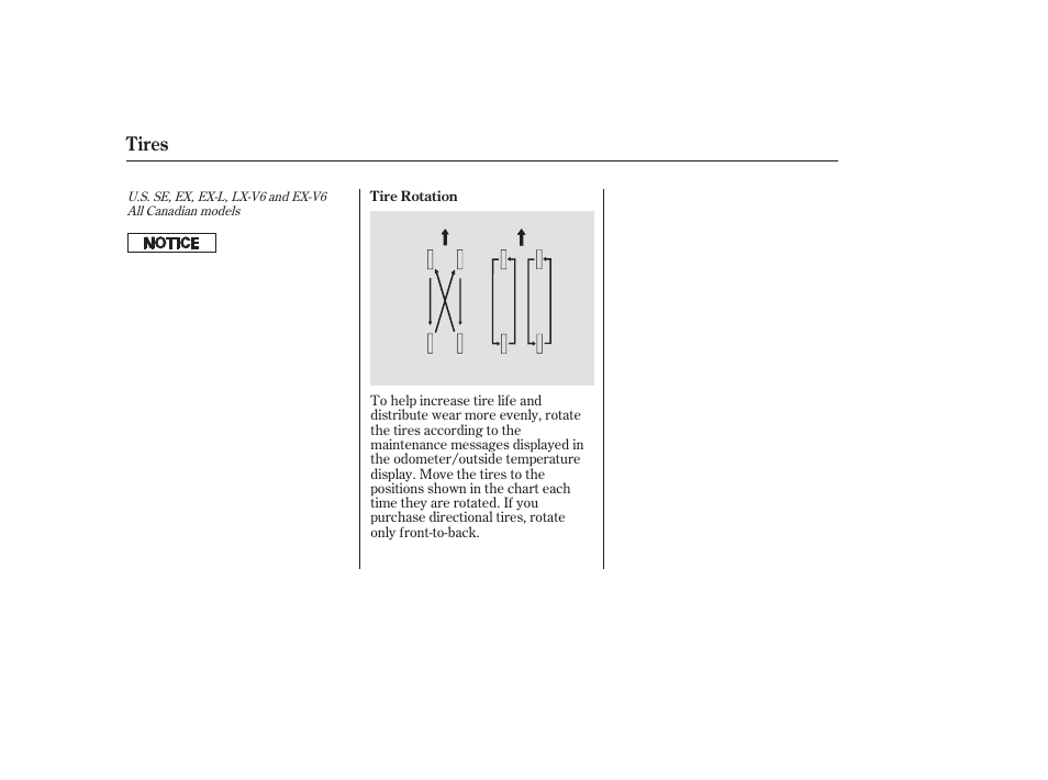 Tires | HONDA 2006 Accord Sedan - Owner's Manual User Manual | Page 231 / 292