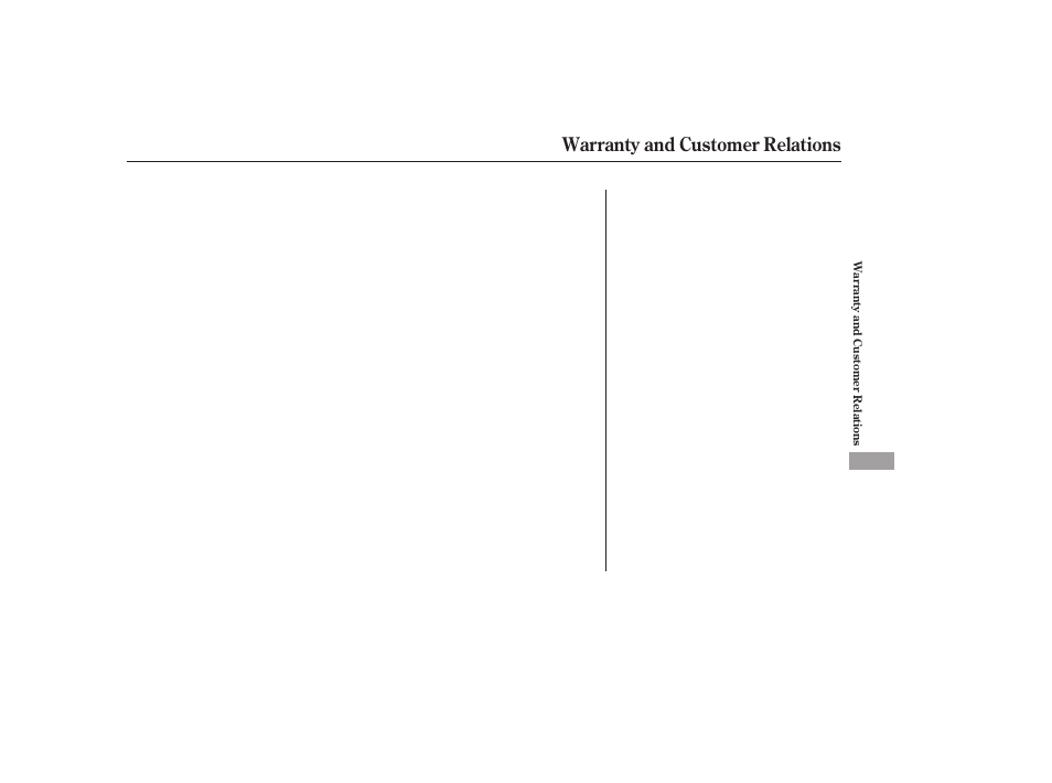 Warranty and customer relations | HONDA 2006 Accord Sedan - Owner's Manual User Manual | Page 278 / 292