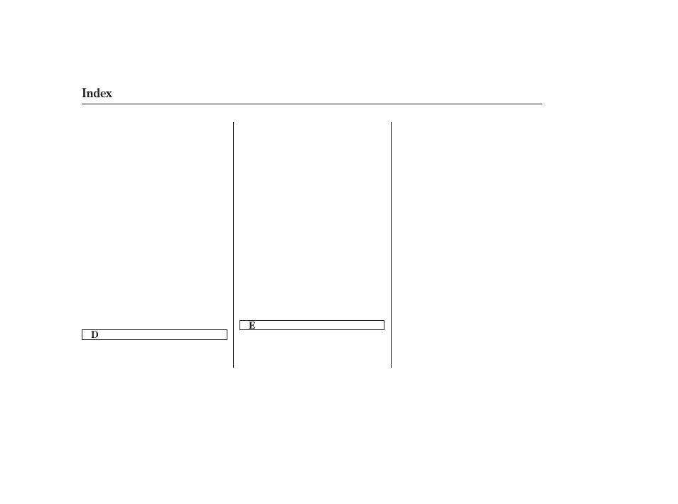 Index | HONDA 2006 Accord Sedan - Owner's Manual User Manual | Page 285 / 292