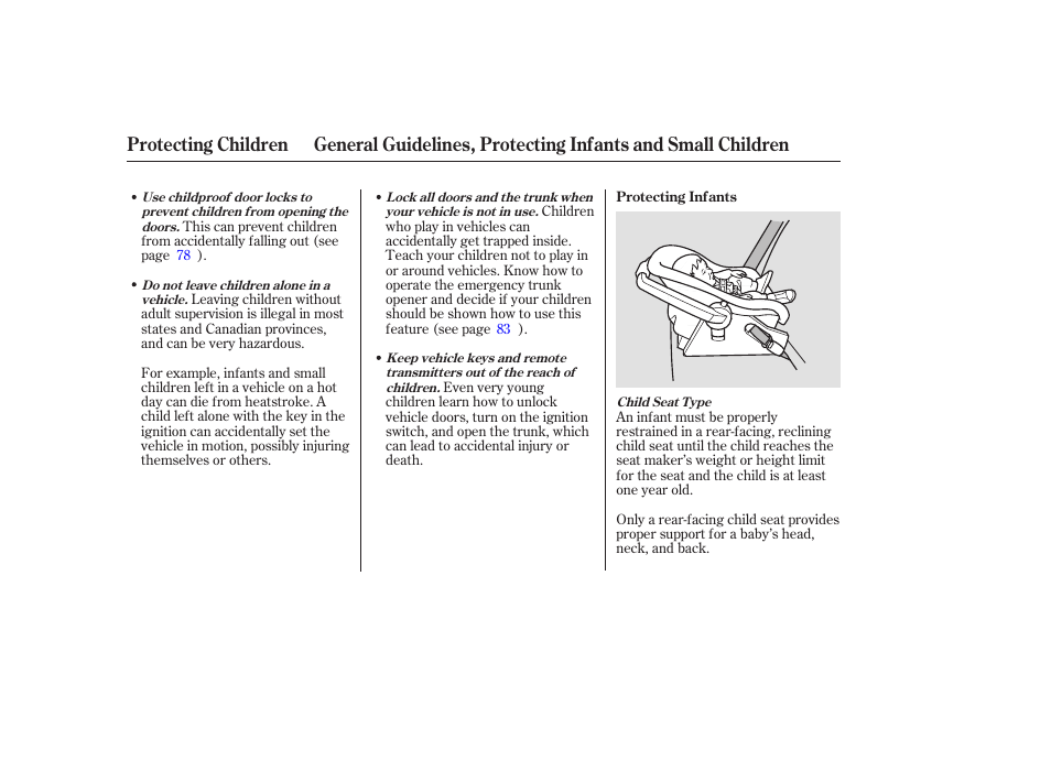 HONDA 2006 Accord Sedan - Owner's Manual User Manual | Page 39 / 292