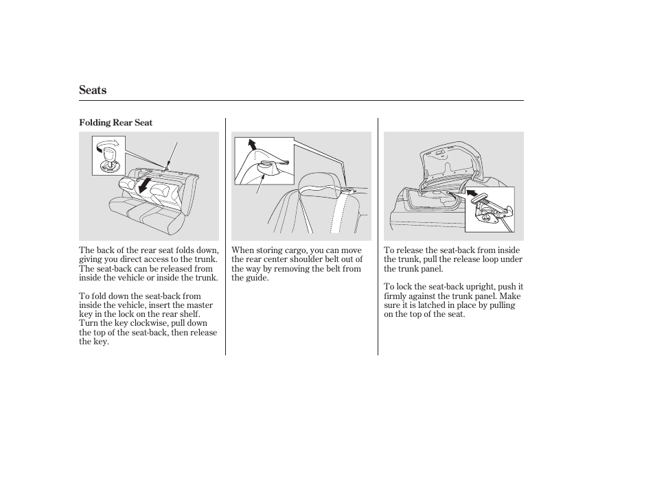 Seats | HONDA 2006 Accord Sedan - Owner's Manual User Manual | Page 89 / 292