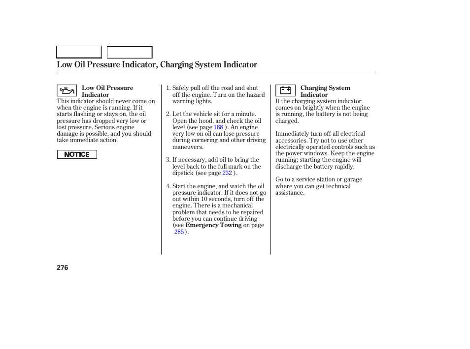 HONDA 2006 Accord Coupe - Owner's Manual User Manual | Page 278 / 319