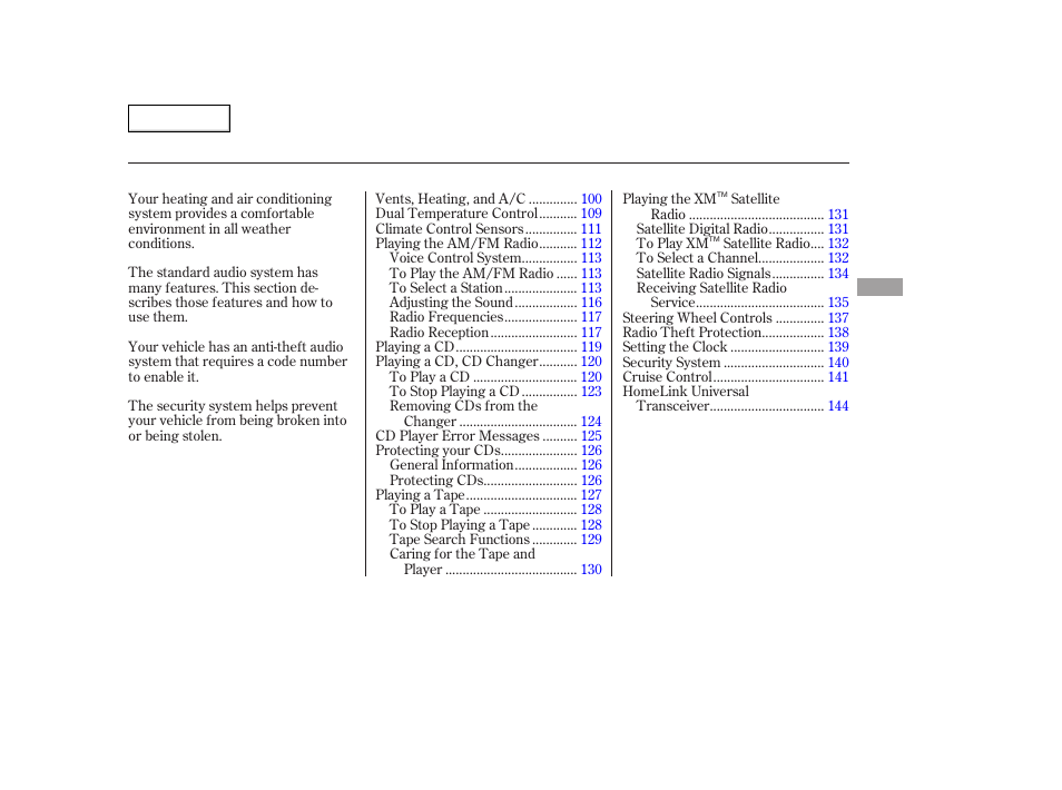 Features | HONDA 2006 Accord Hybrid - Owner's Manual User Manual | Page 100 / 277