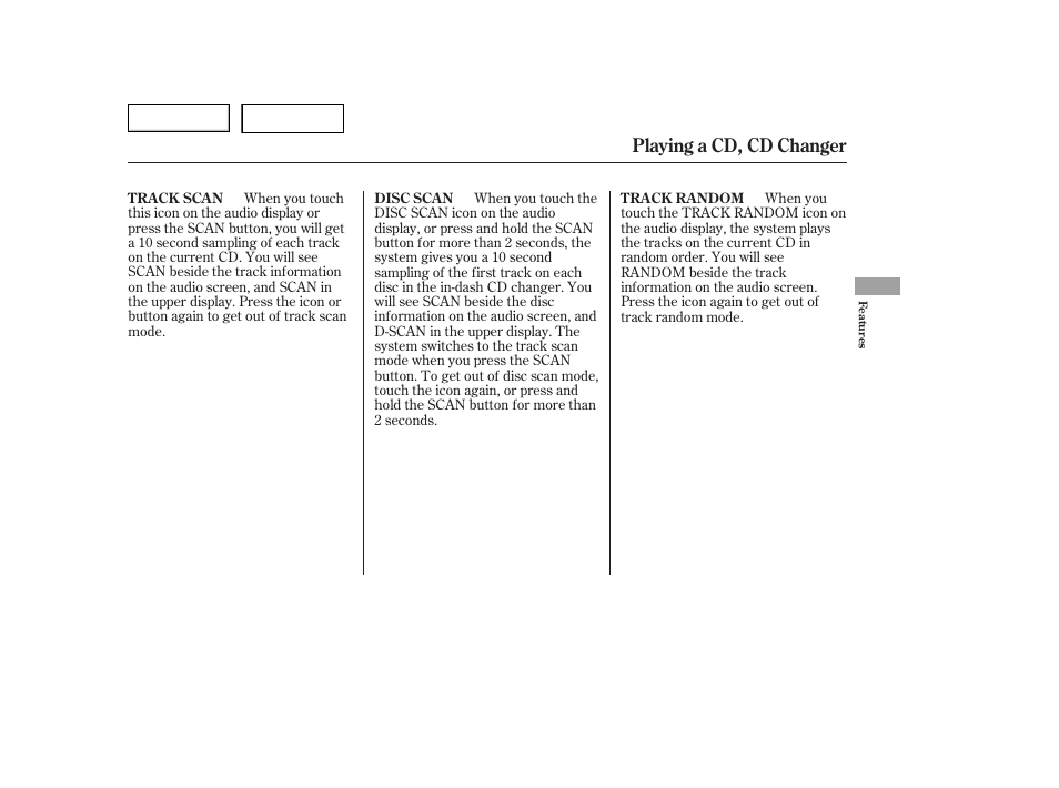 Playing a cd, cd changer | HONDA 2006 Accord Hybrid - Owner's Manual User Manual | Page 124 / 277